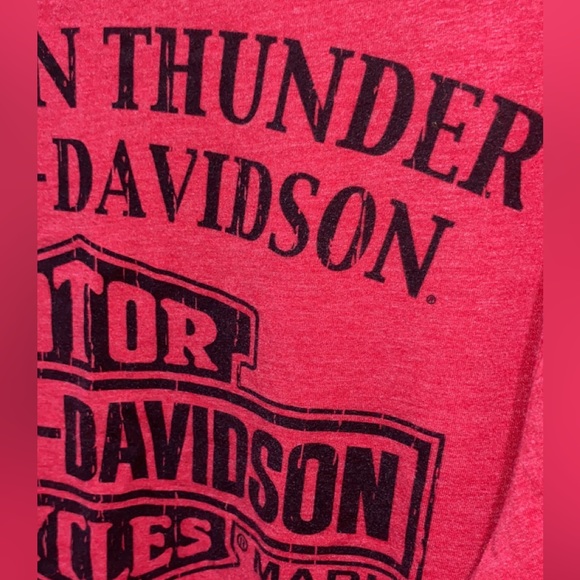 Harley-Davidson Red Soft-cotton graphic T - Picture 5 of 7